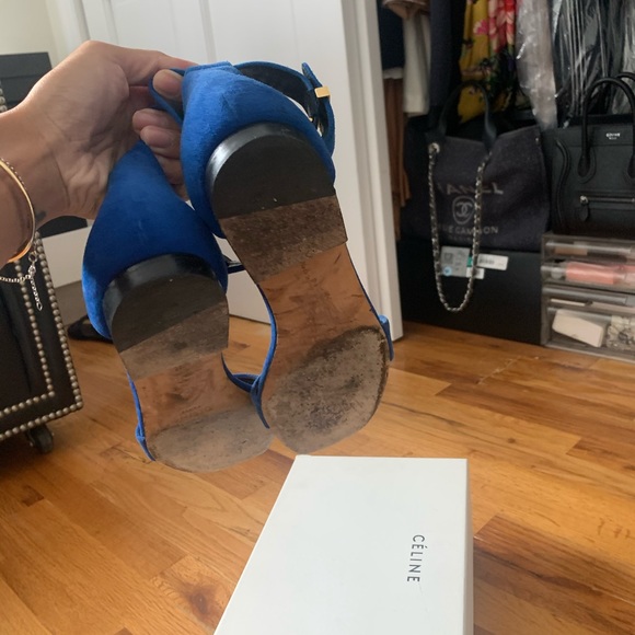 Céline Ankle Strap Sandals - Picture 7 of 8